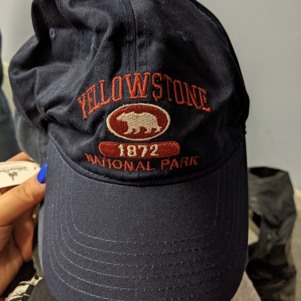Blue Yellowstone hat